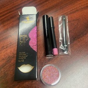 New Stay Golden glitter lip kit
